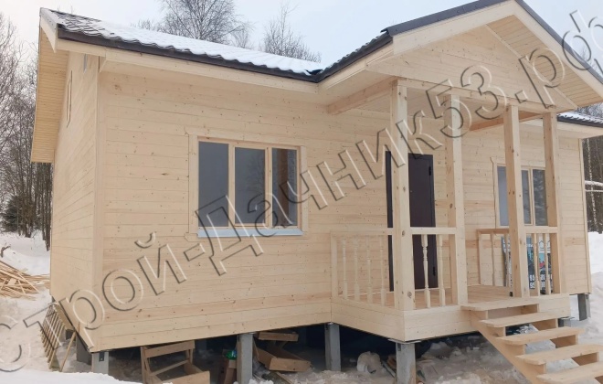 2 Каркасный дом Д-3, 9x8.5м, 67.5 М², Московская область, Истринский район, деревня Бужарово (2)